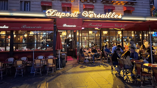 restaurant Brasserie Dupont Versailles